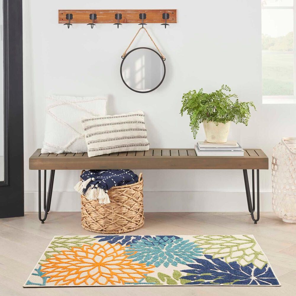 Nourison Aloha 3&#39;6&quot; x 5&#39;6&quot; Multicolor Indoor/Outdoor Area Rug, , large