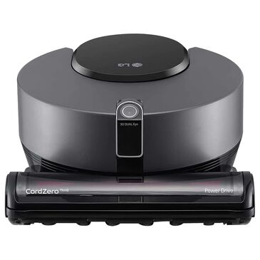 LG CordZero ThinQ Robotic Vacuum with Power Nozzle in Matte Grey, , large