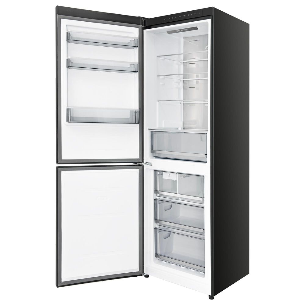 Forno Custodia 10.3 Cu. Ft. Bottom Freezer Refrigerator with Left Swing and Ice Maker in Black, , large