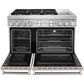 KitchenAid 48" Professional Double Oven Dual Fuel Range in Matte Milkshake, , large