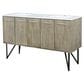 Lexora Home Lancy 60" Double Bathroom Vanity in Rustic Acacia with 2 cm White Cultured Marble Top and Rectangular Sinks, , large