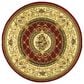 Safavieh Lyndhurst LNH223 5"3" Round Red and Ivory Area Rug, , large