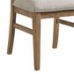 Hawthorne Furniture Landmark Upholstered Side Chair w/Webbed Seat in Weathered Oak, , large