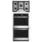 GE Profile 2-Piece Kitchen Package with 30" Built-In Double Wall Oven and Gas Cooktop in Stainless Steel, , large