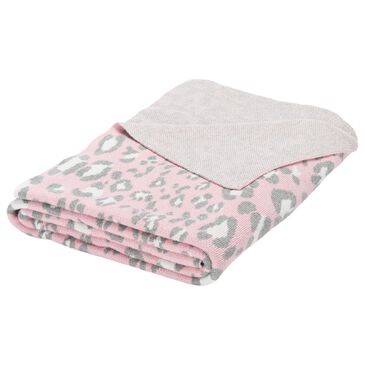 Safavieh Gwynn 50" x 60" Throw in Pink and Black, , large