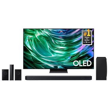 Samsung 55" 4K OLED w/Soundbar Sys, , large