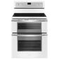 Whirlpool 6.7 Cu. Ft. Freestanding Electric Double Oven Range with Convection in White, , large