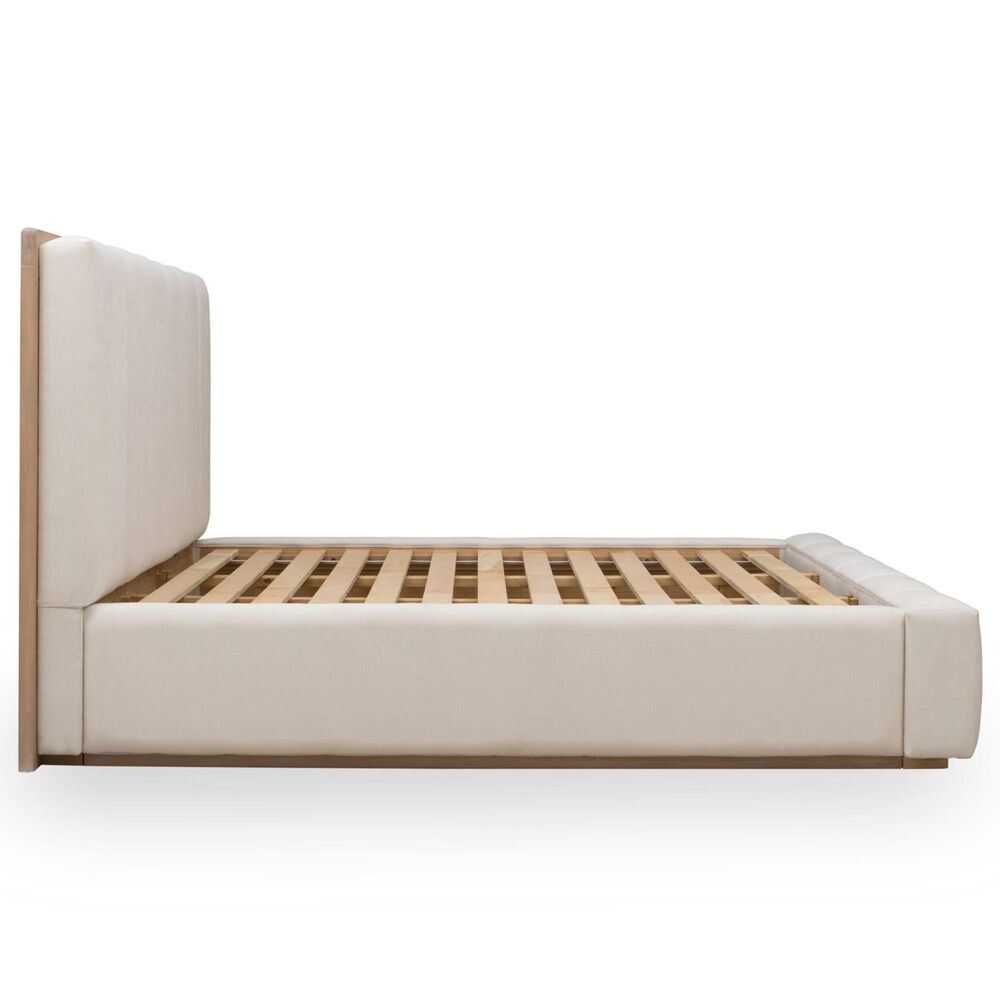 Urban Home Gardenia Queen Upholstered Bed in Chai, , large