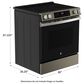GE Appliances 30" Slide-In Electric Convection Range with No Preheat Air Fry in Fingerprint Resistant Slate, , large