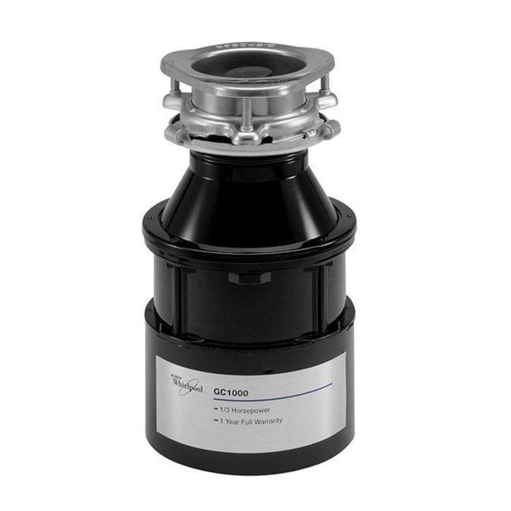 Whirlpool 1/3 Horsepower In-Sink Disposal in Black, , large