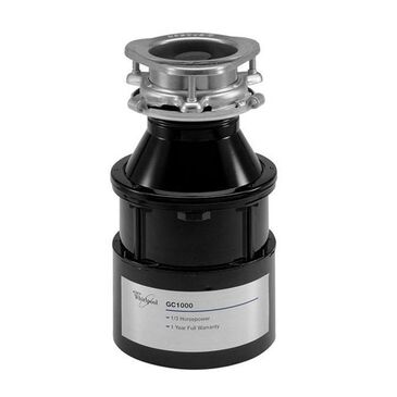 Whirlpool 1/3 Horsepower In-Sink Disposal in Black, , large