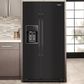 Whirlpool 28.7 Cu. Ft. Freestanding Side by Side Refrigerator in Black, , large