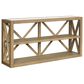 Bassett Mirror Company Holden Console Table in Rustic Blonde and White, , large