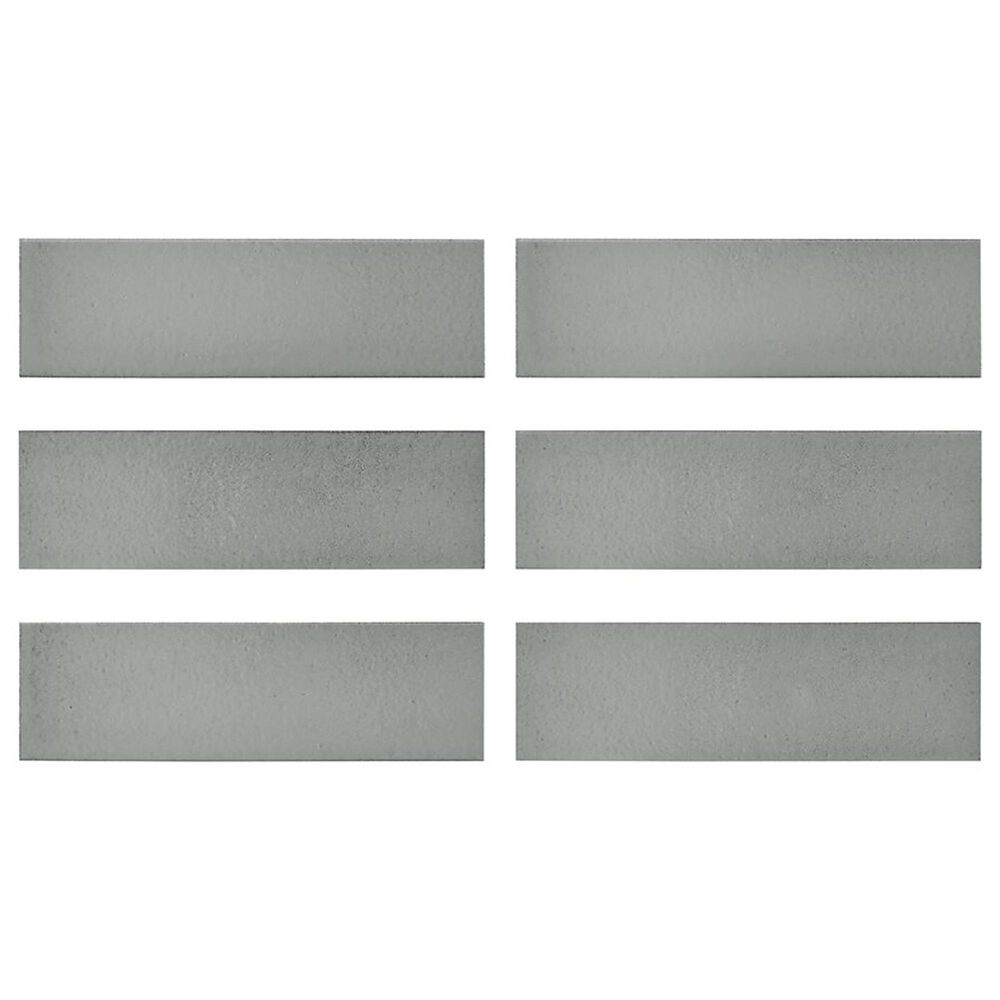 Soho Studio ColorHues Fossil Gray 2" x 8" Lava Stone Tile, , large