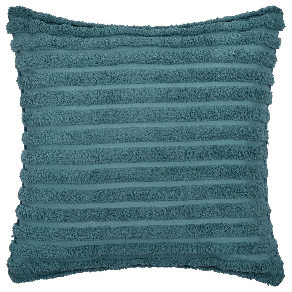 J. Queen Bold Darby 20" Square Throw Pillow in Teal, , large