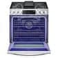 LG 6.3 Cu. Ft. Convection InstaView Dual Fuel Slide-In Range in Print Proof Stainless Steel, , large