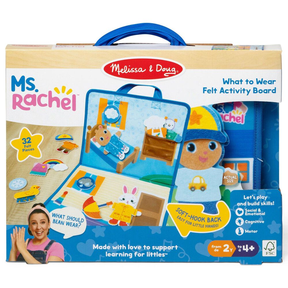 Melissa &amp; Doug Ms. Rachel What to Wear Felt Activity Board, , large