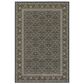 Oriental Weavers Kashan 180L1 7"10" x 10"10" Navy Area Rug, , large