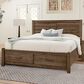 Viceray Collections Cool Rustic Queen Storage Bed in Mink, , large