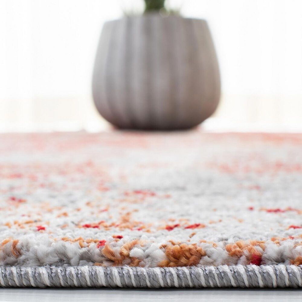 Safavieh Aston 8&#39; x 10&#39; Red and Grey Area Rug, , large