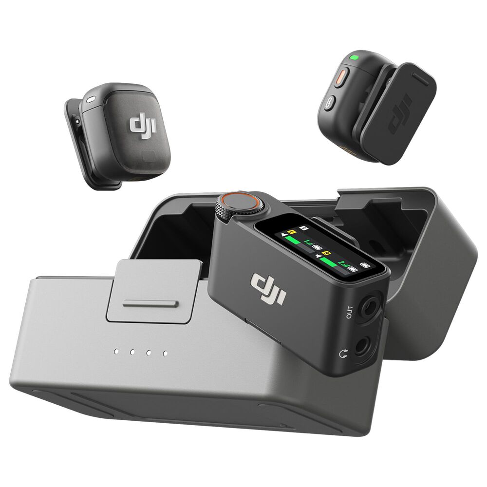 DJI MIC 3 Advanced Mini Wireless Microphone &#40;2 TX + 1 RX + Charging Case&#41; in Black, , large