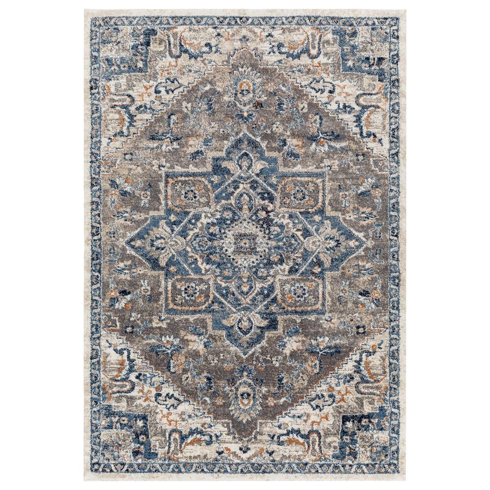 Surya Tuscany TUS-2335 Blue, Cream, Dark Blue, Gray, Dusty Coral and Light Beige 12&#39; x 15&#39; Area Rug, , large