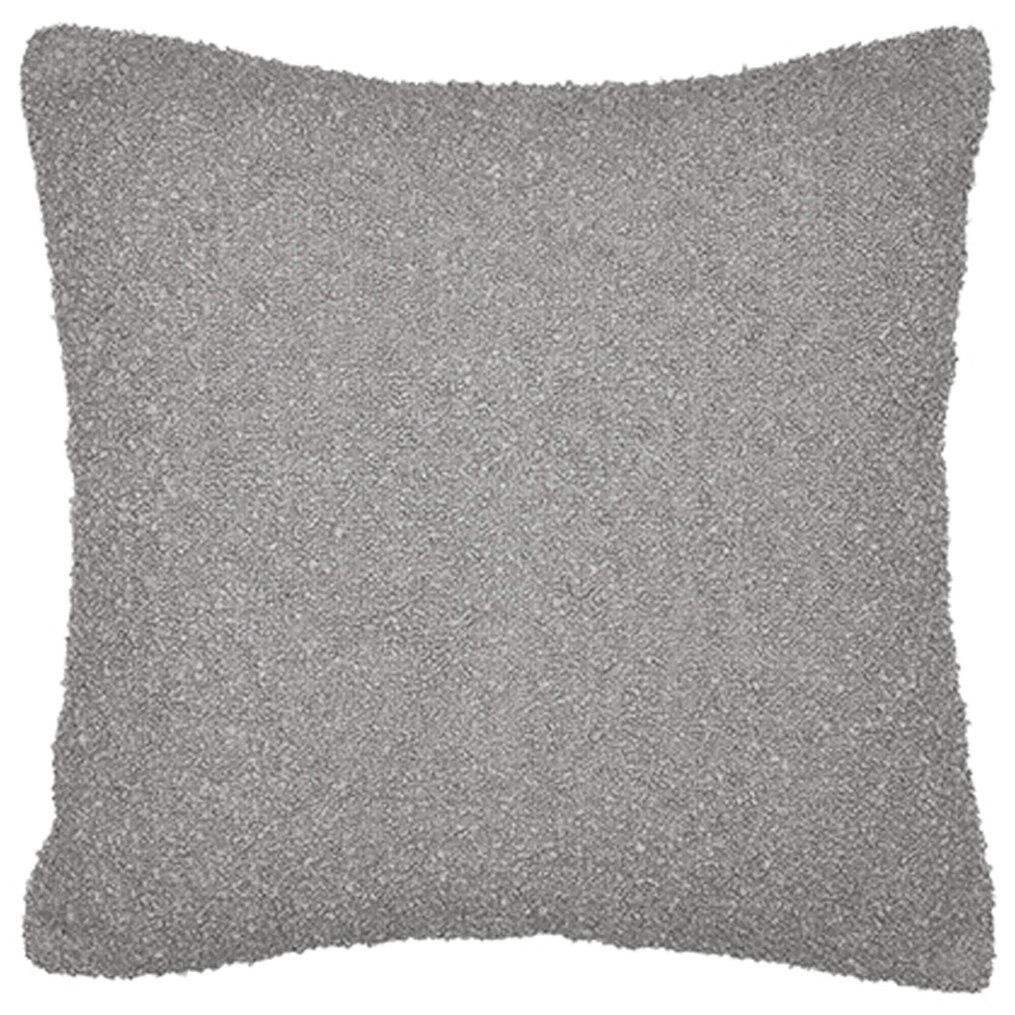 L.R. Home Boucle 20 x 20 Throw Pillow in Gray Violet