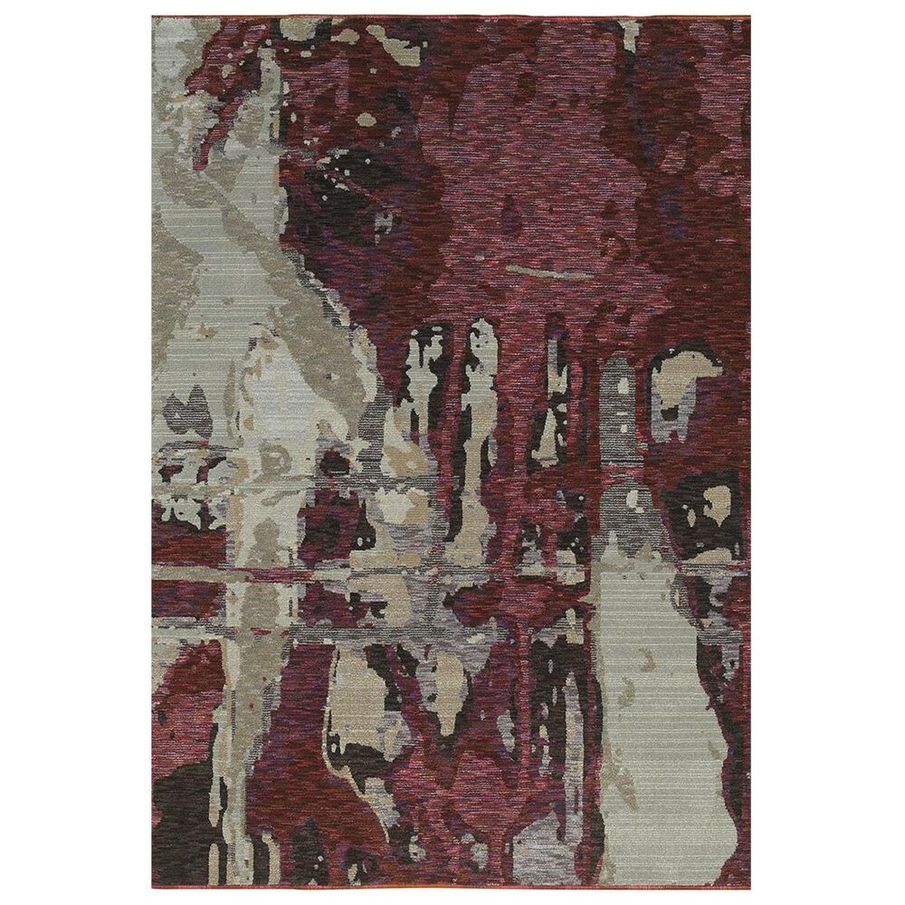 Oriental Weavers Evolution 8028B 3"3" x 5"2" Red Area Rug, , large