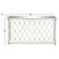Maple and Jade Frame Console Table in Silver, , large