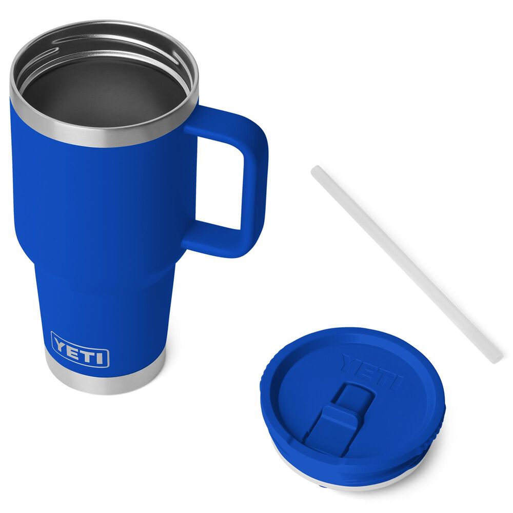 YETI Rambler 30 Oz Travel Straw Mug with Color-Matched Straw Lid in Royal Blue, , large
