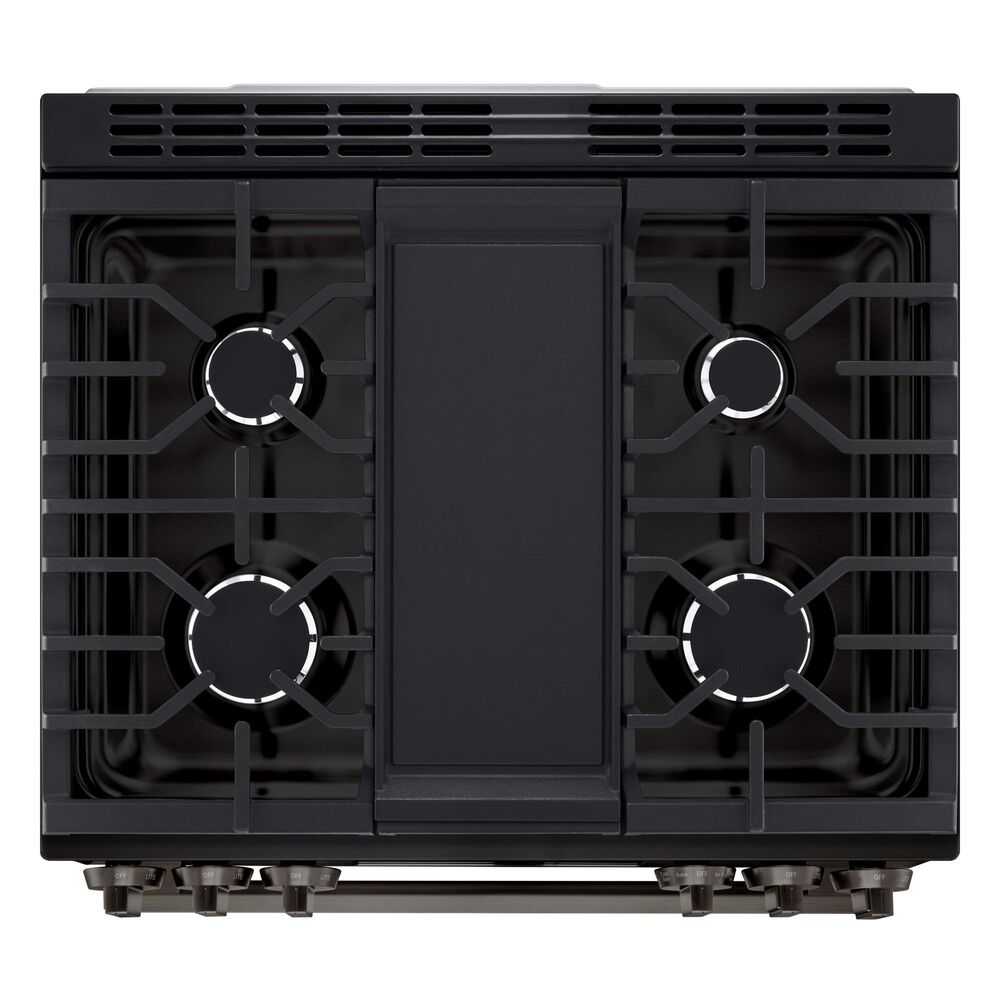 LG 6.3 Cu. Ft. Smart Gas Slide-In Range with ProBake Convection InstaView and Air Fry in Black Stainless Steel, , large