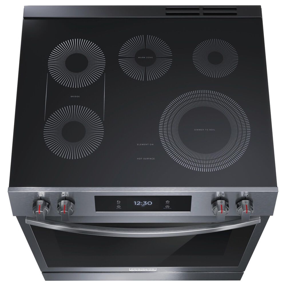 Frigidaire Gallery 30&quot; Front Control Electric Range with Total Convection in Black Stainless Steel, , large