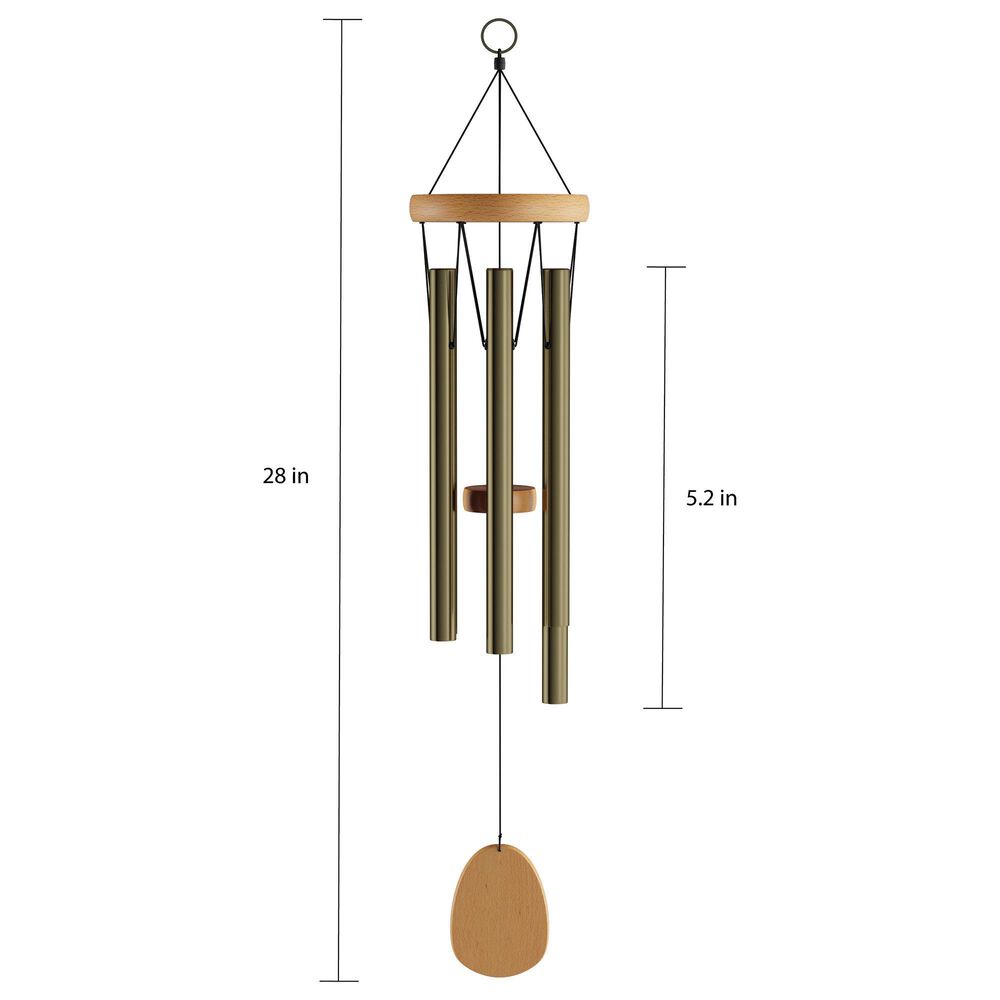 Timberlake Wind Chime in Gold, , large