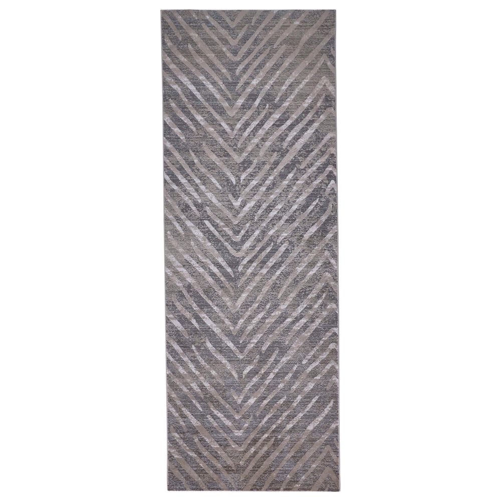 Feizy Waldor 2"10" x 7"10" Gray Runner, , large