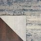 Nourison Rustic Textures Ivory, Deep Blue and Grey 9"3" x 12"9" Area Rug, , large
