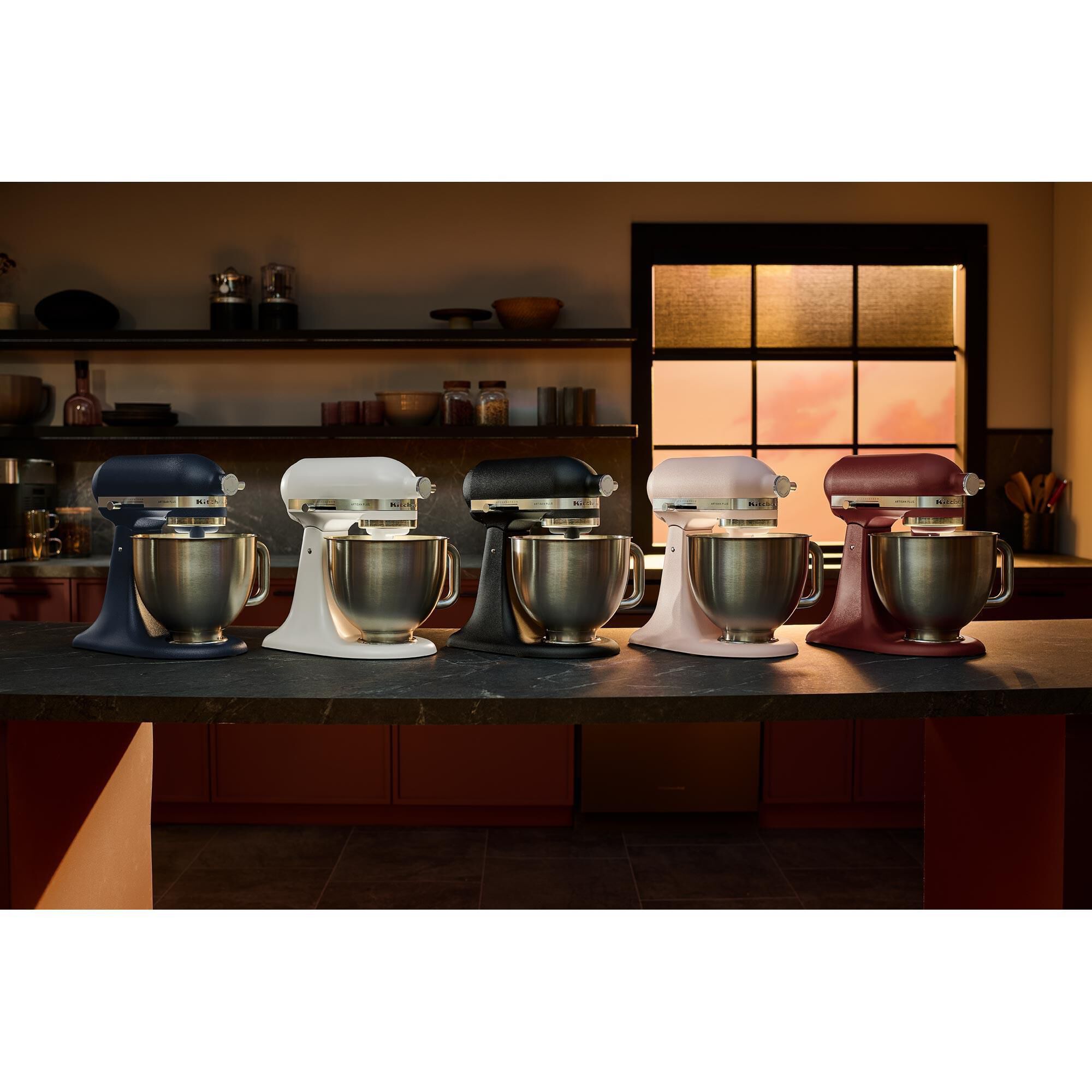 KitchenAid Artisan Plus 5-Quart Stand Mixer in Porcelain White