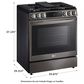 LG 6.3 Cu. Ft. Gas Slide-In Range with Air Fry in Black Stainless Steel, , large