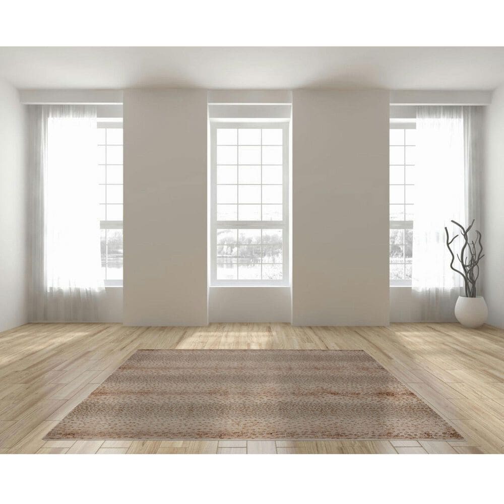 Jaipur Catalyst Axis Chateau Gray and Tortoise Shell 7&#39;10&quot; x 10&#39;6&quot; Area Rug, , large