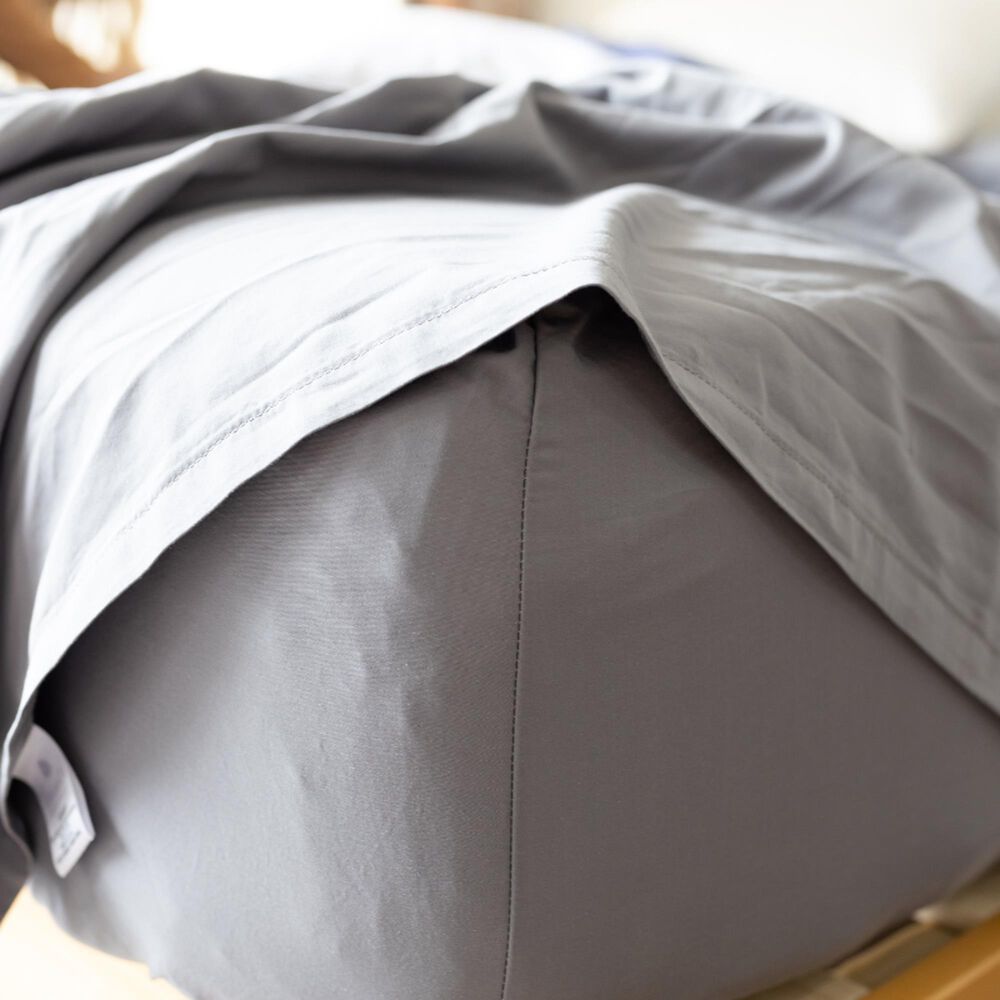 DreamFit 4-Piece Queen StaDry Sheet Set in Dark Grey, , large