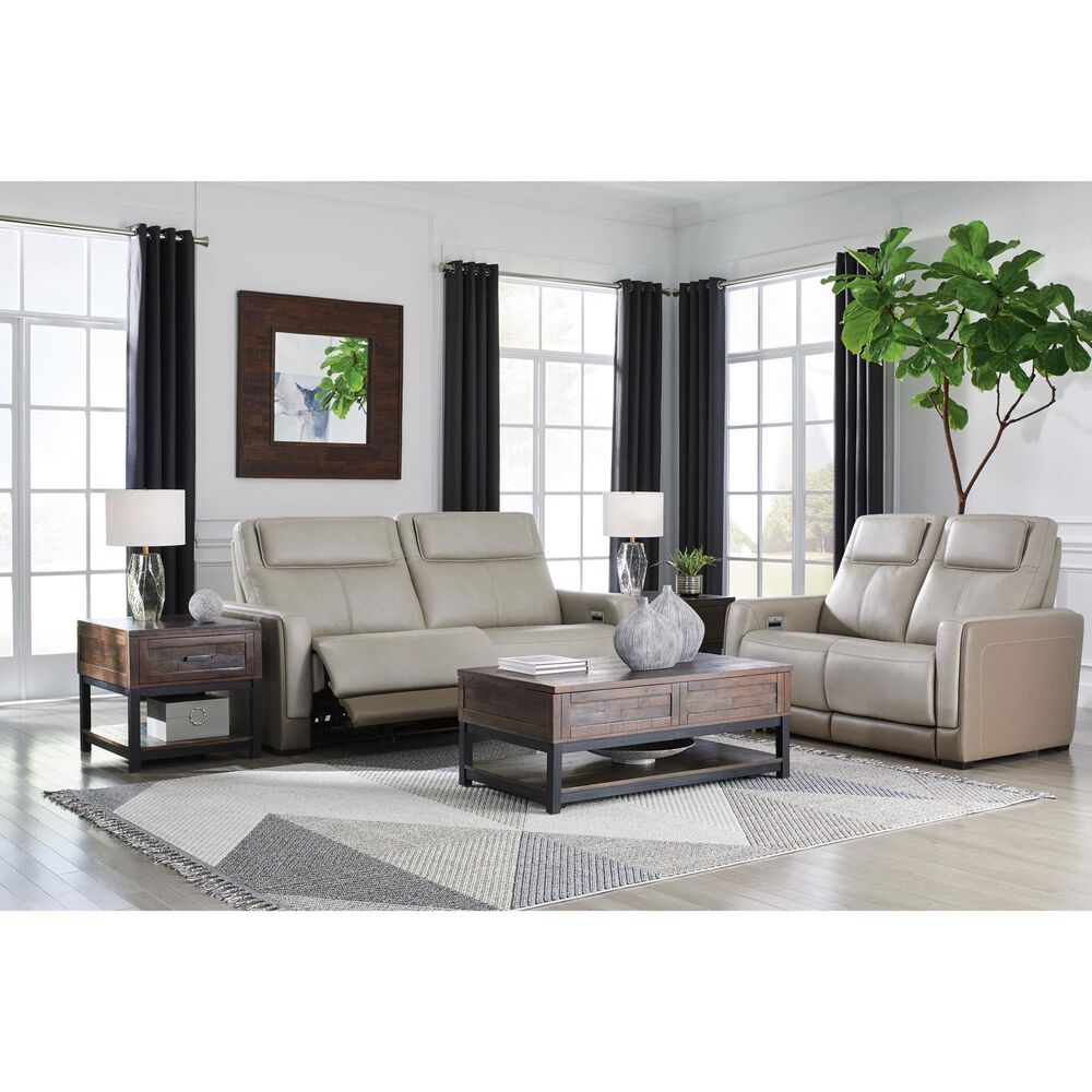 Ashley Battleville Power Reclining Loveseat in Almond, , large