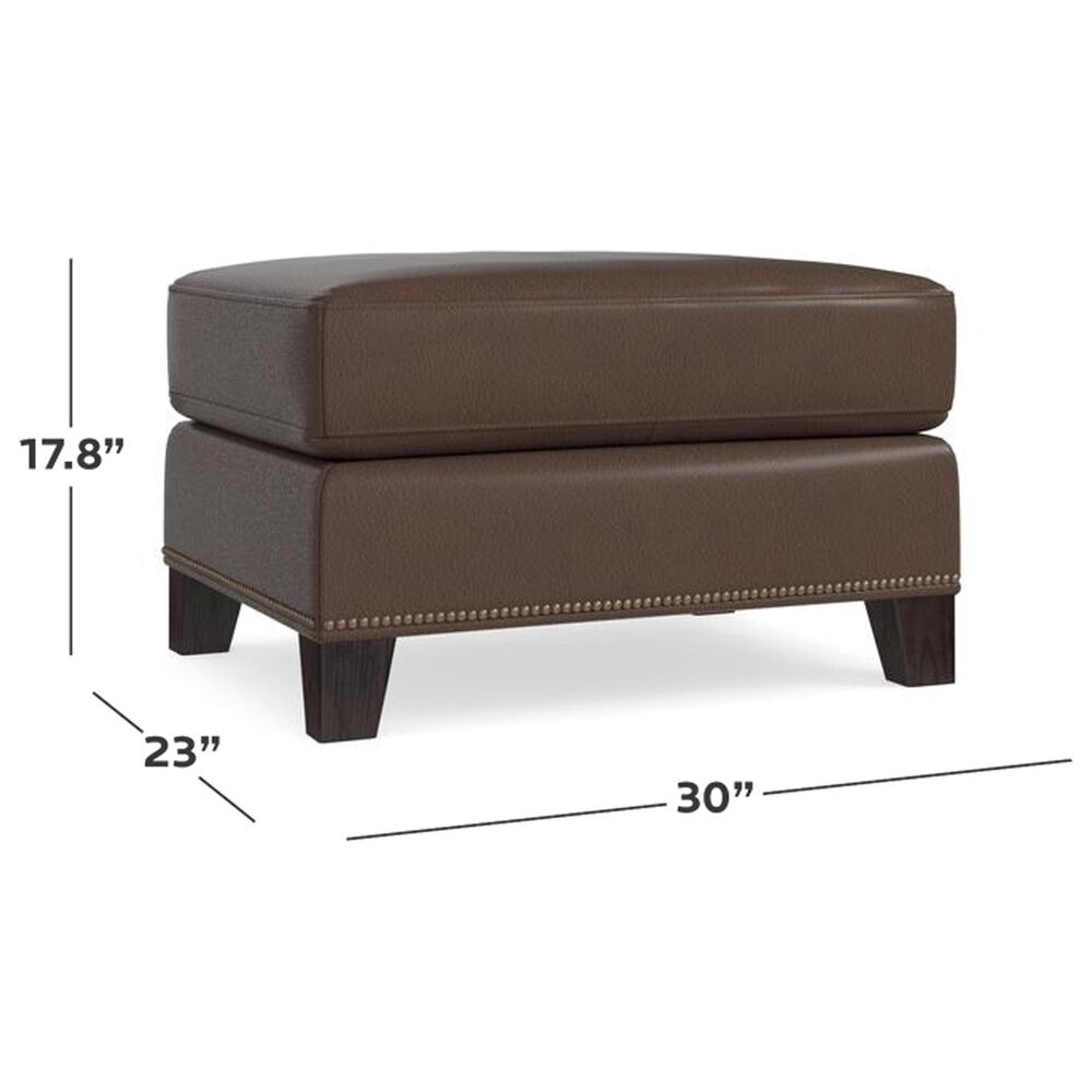 Bassett Pierce Ottoman in Saddle, , large