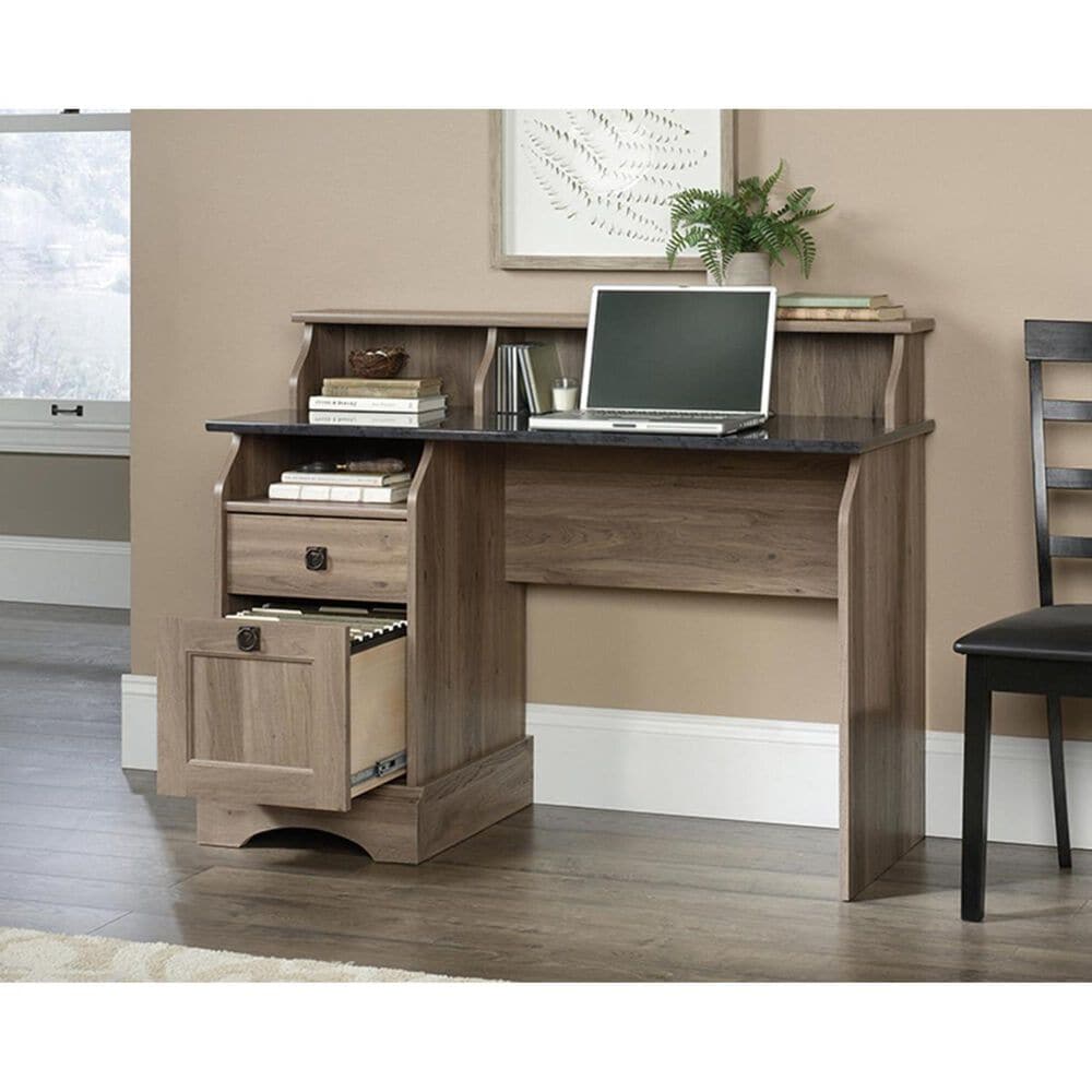 Sauder Graham Hill Writing Desk in Salt Oak, , large
