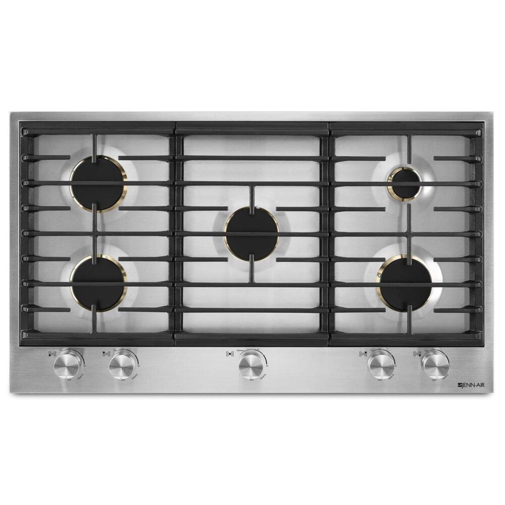 Jenn-Air 36 5-Burner Gas Cooktop in Stainless Steel, , large