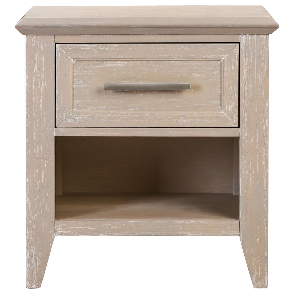 Franklin &amp; Ben Beckett 1 Drawer Nightstand in Sandbar, , large
