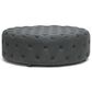 Baxton Studio Cardiff Ottoman in Dark Gray, , large