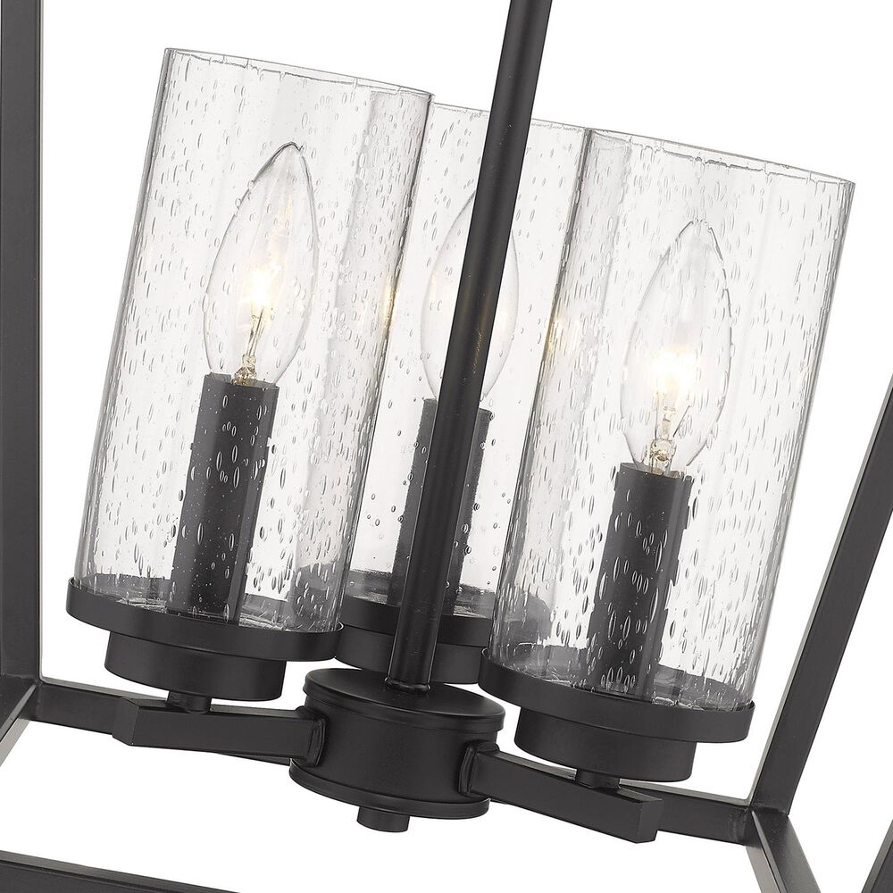 Golden Lighting Mercer 3-Light Pendant in Matte Black, , large
