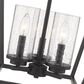 Golden Lighting Mercer 3-Light Pendant in Matte Black, , large