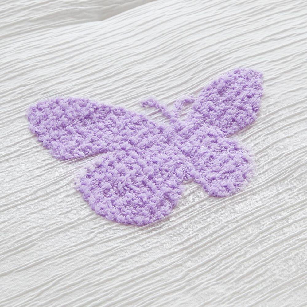 Hampton Park Rio 4-Piece Full/Queen Comforter Set in Purple, Blush Pink and Bright White, , large