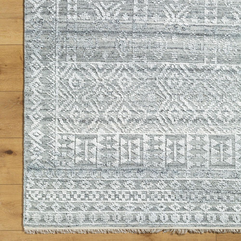 Surya Pompei Charcoal, Black, White, Light Slate, Beige and Teal 10&#39; x 14&#39; Area Rug, , large