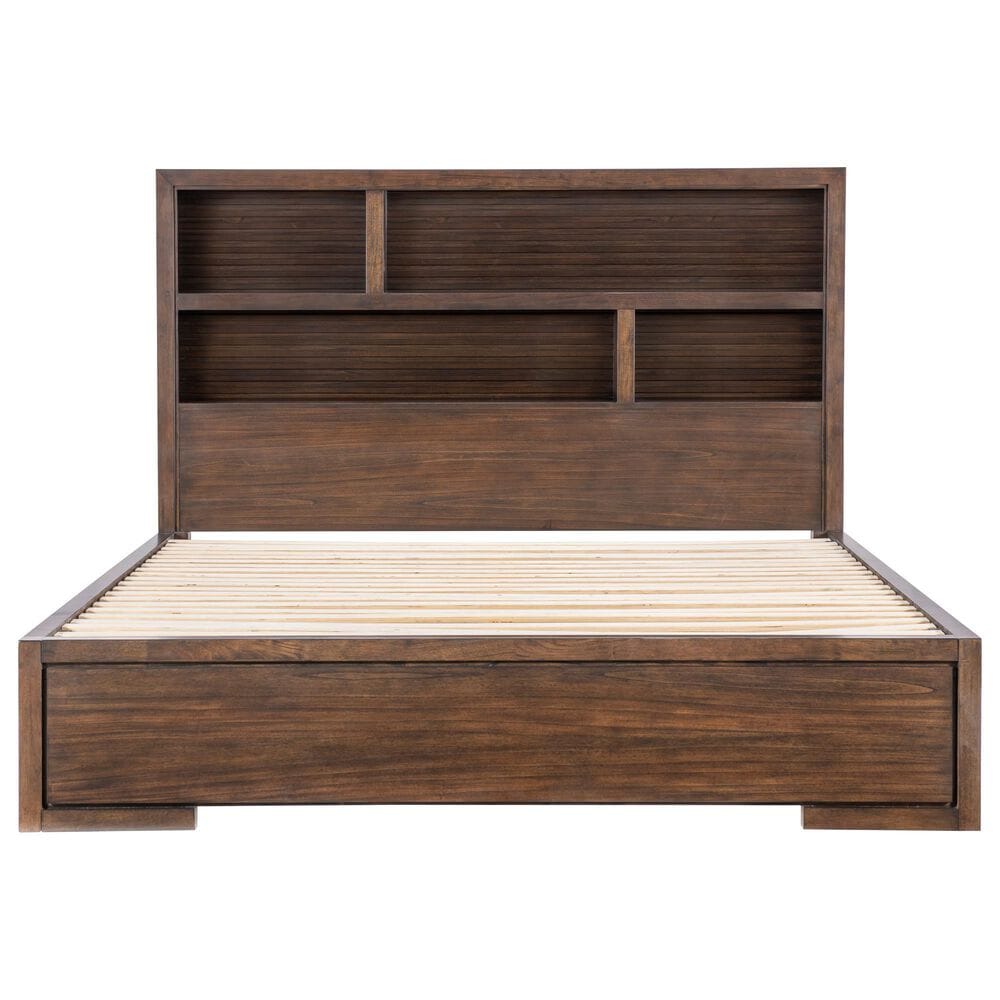 Legacy Classic Architect Queen Double Storage Bed in Onyx Brown, , large